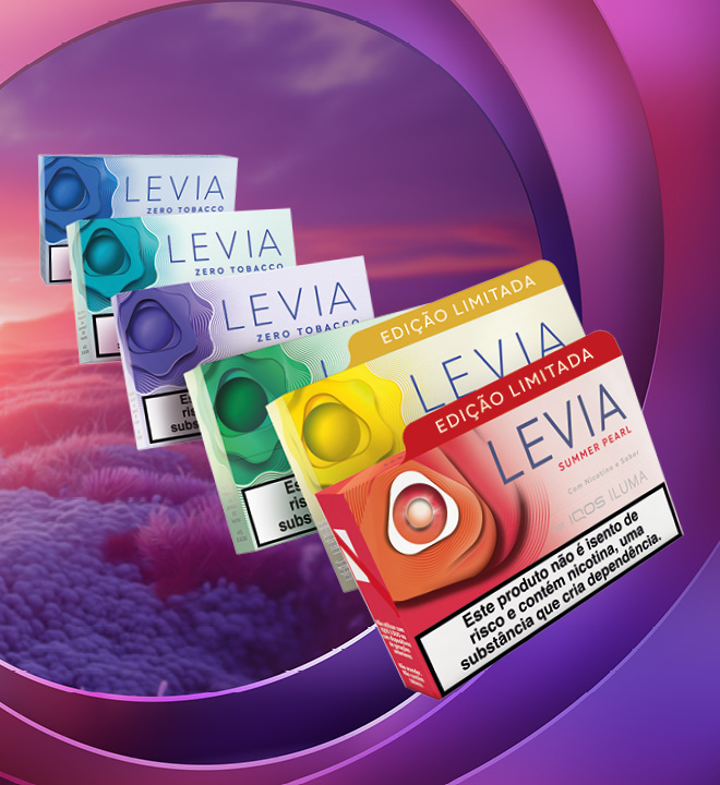 Imagem de LEVIA Glacial Beat, LEVIA Island Beat, LEVIA Electro Purple, LEVIA Green Sonata, LEVIA Yellow e LEVIA Summer Pearl